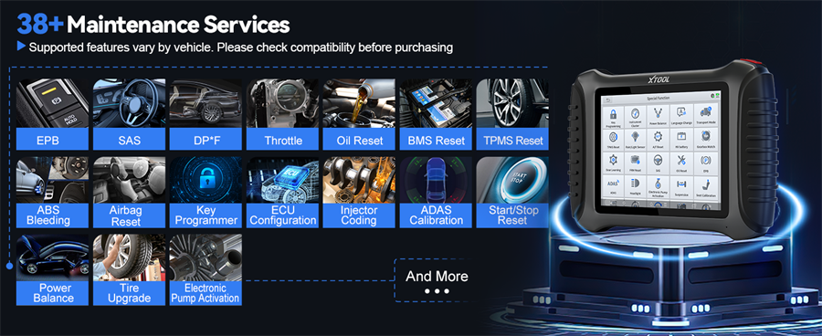 Диагностический сканер XTOOL InPlus IP900