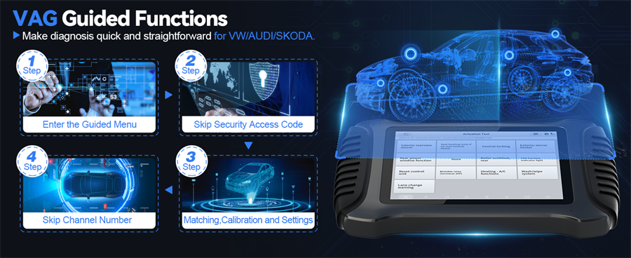 Диагностический сканер XTOOL InPlus IP900