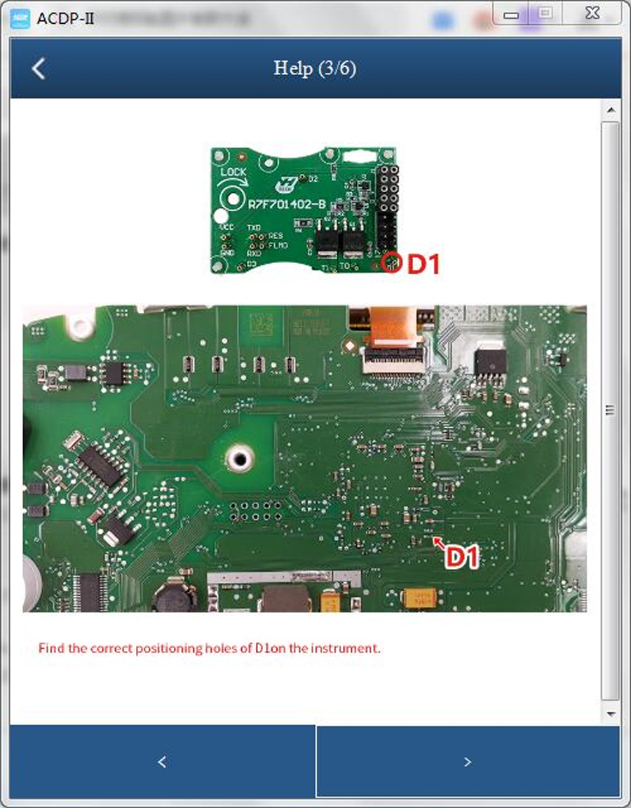 ACDP R7F701402 - B Интерфейсная панель Volkswagen Polo с модулем 34