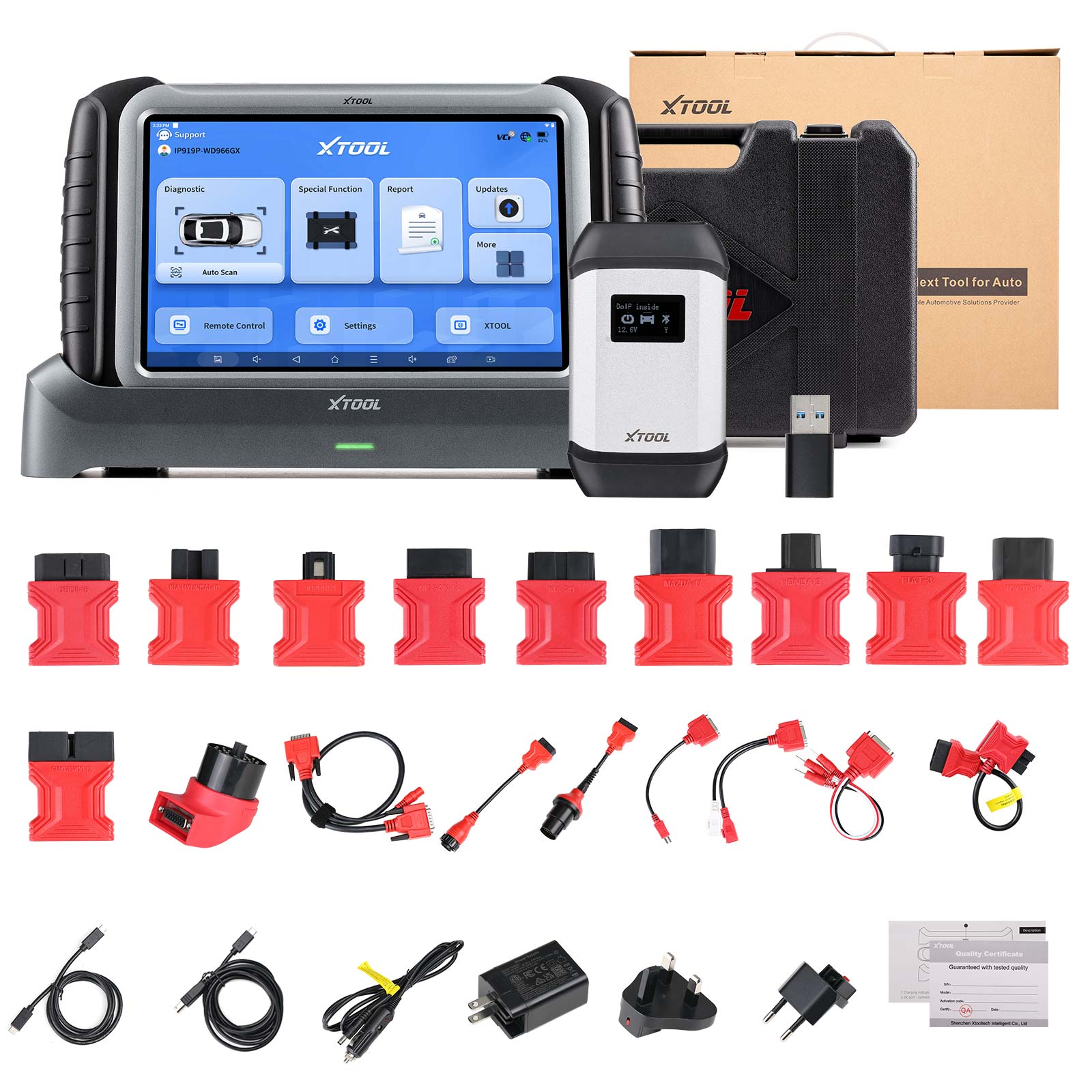 XTOOL INPLUS IP919Pro Все системы для двусторонней беспроводной диагностики