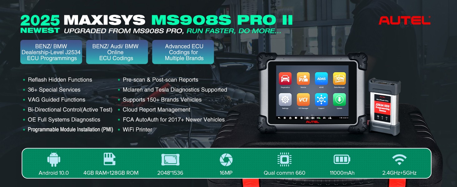 Autel Maxisys MS908S Профессиональная версия 2 