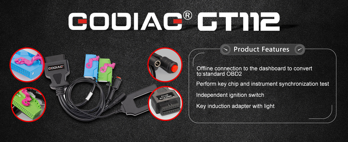 GODIAG GT112 K - Line FOR VW Skoda Seat Испытательная платформа для проверки соответствия ключей IMMO 