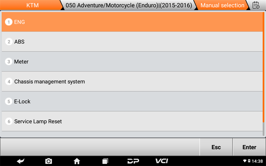 Сканер мотоциклов Obdstar Motomaster