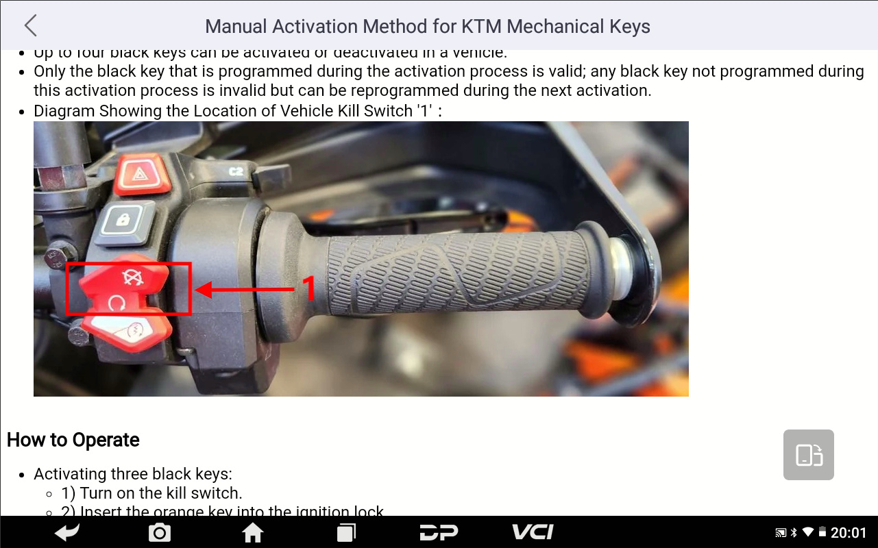Сканер мотоциклов Obdstar Motomaster