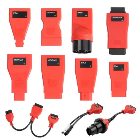 Полный комплект кабелей и разъемов OBDII Autel для DS808 MaxisYS и MK908P