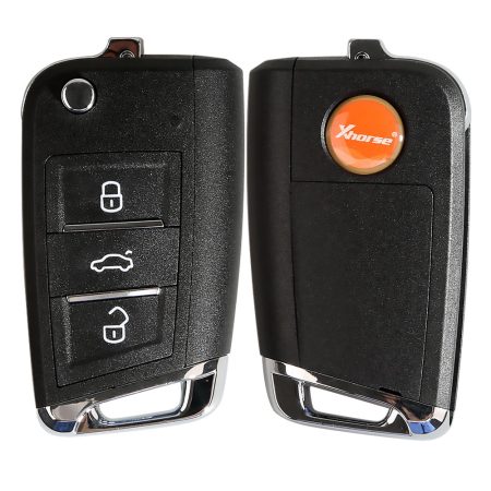 Xhorse XSMQB1EN Умный ключ дистанционного управления VW MQB Filp 3 кнопки Ближе к английскому 5 шт. / партия