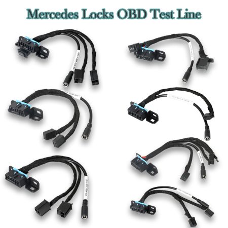 Станционный испытательный кабель Mercedes Full EZS для W209 / W211 / W906 / W169 / W208 / W202 / W210 / W639 с использованием инструмента VVDI MB