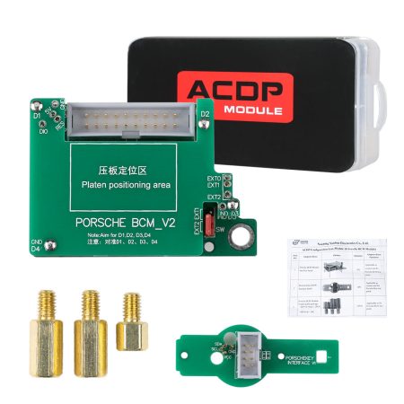 Мини - ACDP ACDP - 2 модуль 10, лицензия Porsche BCM Key Programme A900 поддерживает добавление ключей и все ключи, потерянные в 2010 - 2018 годах
