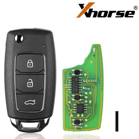 Xhorse XKHY05EN Линейный ключ Hyundai 3 Кнопки Английский 5 шт. / партия