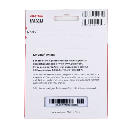 Оригинальный Autel MaxiIM IM608 / IM608Pro / Auro OtoSys IM600 / Услуги по обновлению за один год (только по подписке)