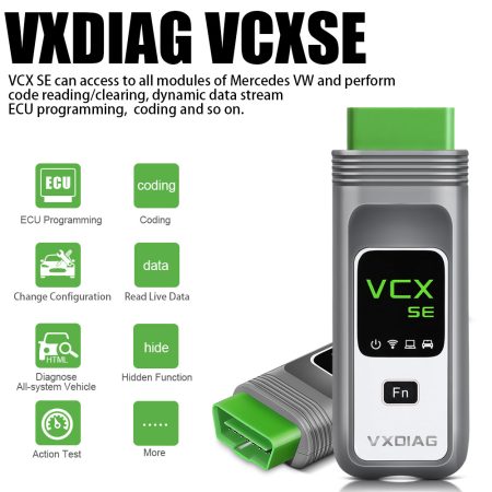 Диагностический интерфейс VXDIAG VCX SE 6154 поддерживает DOIP от Volkswagen, Audi, SKODA, SEAT Bentley Lamborghini