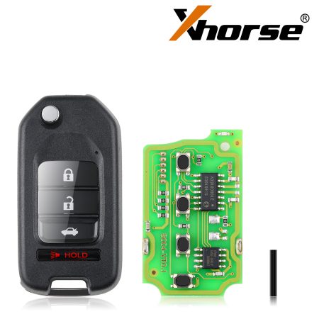 Пульт управления линией Xhorse XKHO01EN с кнопкой 3 + 1 для Honda 5 изделий / партий