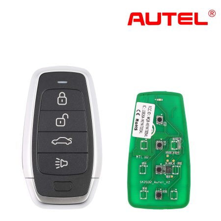 AUTEL IKEYAT004CL 4 Кнопки Универсальный интеллектуальный ключ 5 шт. / партия