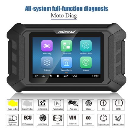 Сканер для мотоциклов OBDSTAR MS50 Бесплатное обновление онлайн
