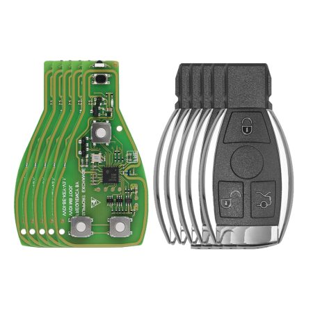 5 Xhorse VVDI BE Key Pro, с корпусом Smart Key, Mercedes - Benz 3 кнопки, VVDI MB Инструменты получают 5 бесплатных токенов