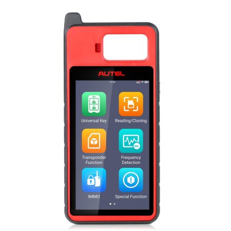 Универсальный генератор ключей Autel MaxiIM KM100 KM100E + 5 с бритвой Autel, совместимый с более чем 700 автопроизводителями