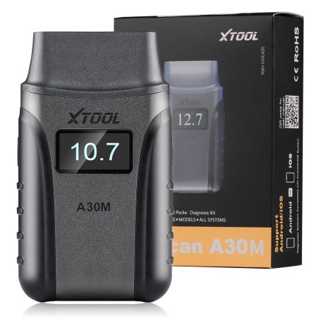 Общесистемный диагностический инструмент XTOOL A30M OBD2 для двустороннего управления сканером для считывателей автомобильных кодов Andriod / IOS