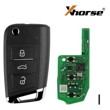 Xhorse XEMQB1EN Супер ключ дистанционного управления VW MQB 3 Кнопка со встроенным суперчипом на английском языке 5 штук / партия