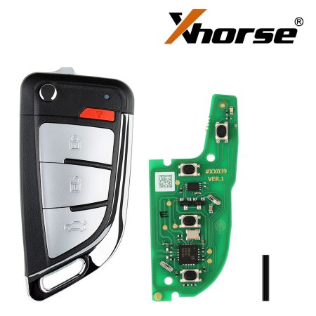Кнопка Xhorse XEKF20EN Super Term 4 с суперчипом 5 шт. / партия