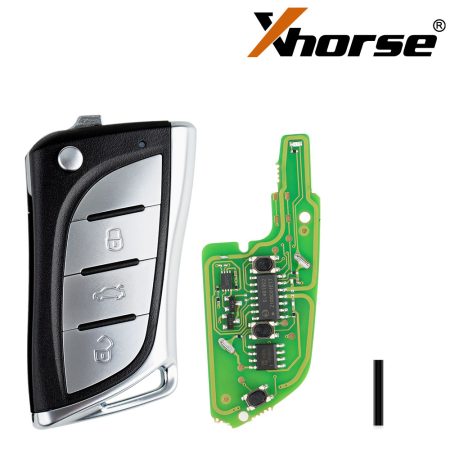 Кнопка Xhorse XELEX0EN Super Remote Flip 3 для автомобилей Toyota / Lexus со встроенным суперчипом 5 штук в партию