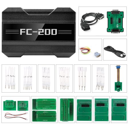 CG FC200 ECU Computer Полная версия с новым набором адаптеров 6HP и 8HP / MSV90 / N55 / N20 / B48 / B58 и адаптером MPC5XX для EDC16 / ME9.0