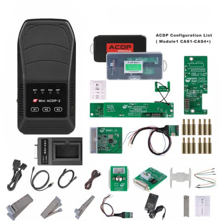 Yanhua Mini ACDP - 2 Master, с модулем 1, для BMW CAS1 - CAS4 + IMMO Ключевое программирование и адаптер для сброса спидометра