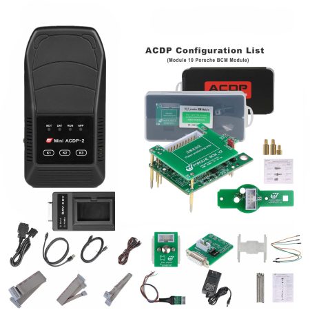 Программа ключей Yanhua Mini ACDP - 2 Programmer с модулем управления кузовом Porsche 10 поддерживает добавление ключей и все ключи, потерянные в 2010 - 2018 годах