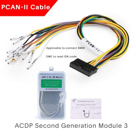Миниатюрный ACDP ACDP - 2 модуль 3 с лицензией A50E A50B A50D, которая читает и записывает код BMW DME ISN через OBD