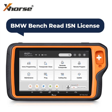 Xhorse BMW Bench Читать лицензию ISN на Bosch MSV80 MSV90 MSD80 MSD81 MSD85 MSD87 N20 N55 B38 для Key Tool Plus Pad