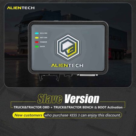 Активация Alientech KESS V3 KESS3 с помощью протокола наведения на стойку грузового тягача OBD +