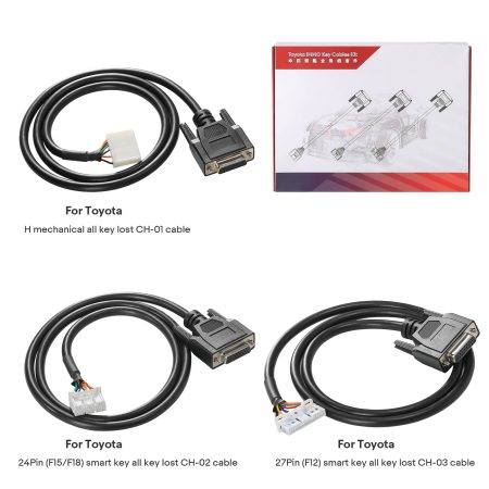 Выпущен адаптер X431 Toyota CH - 01 H Non - Smart Key CH - 02 24 - PIN и CH - 03 27 - PIN для IMMO ELITE / IMMO PLUS