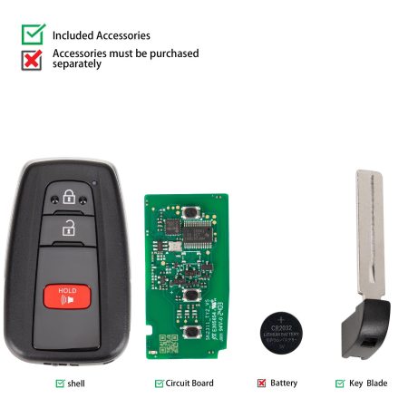 Autel IKEYTY8A3AAL 3 Кнопки 315 / 433 МГц Умные ключи 5 шт. / партия