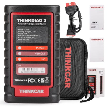 2025 THINKCAR Thinkdiag2 Общесистемный двухсторонний диагностический инструмент с протоколом CAN - FD Автоматическое кодирование ECU 15 + Обновление бесплатно в течение года