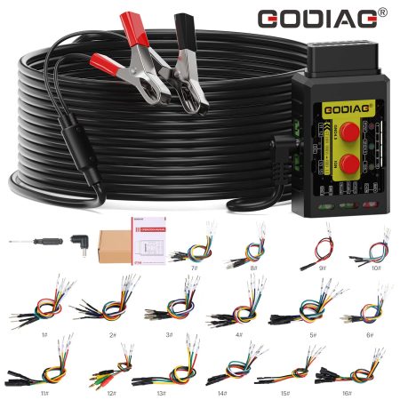 GODIAG GT108 Полная версия универсального адаптера Super OBDI - OBDII для автомобилей, внедорожников, грузовых автомобилей, тракторов, минеральных транспортных средств, генераторов, лодок, мотоциклов