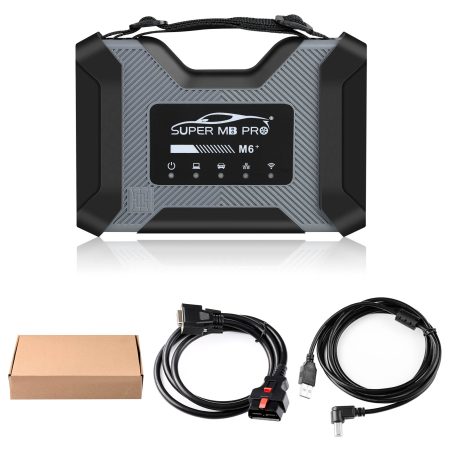 Super MB Pro M6 + M6 Plus Диагностический инструмент + USB кабель + OBD2 16 игольчатый кабель