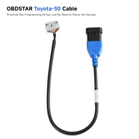 OBDSTAR Toyota - 30 Кабель Подключение Программирование Все потерянные ключи Поддерживаются 4A и 8A - BA Не нужно входить в пучок X300DP Plus / X300 Pro4