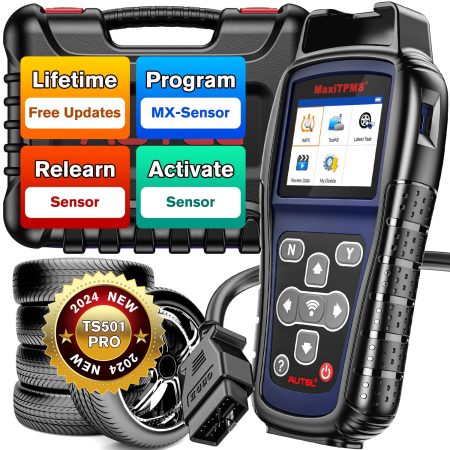 Autel MaxiTPMS TS501 Pro Профессиональный инструмент TPMS Обучение активации сенсорной программы MX Датчик Завершение многоязычной системы TPMS Бесплатное обновление на протяжении всей жизни