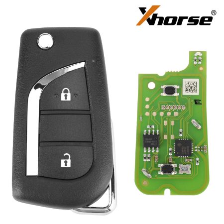 Xhorse XKTO01EN Кнопки Toyota 2 Универсальный ключ с дистанционным управлением для инструментов VVDI Keys и VVDI2 (английская версия) 5 шт. / партия