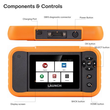 Выпуск в 2025 году двухстороннего сканера OBD2 Creader Elite 2.0 BBA для BMW, Mercedes - Benz, Volkswagen - Audi V.A.G Group, все системы, полный функционал