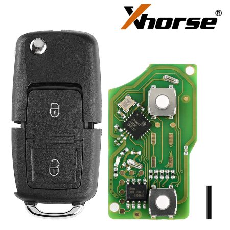 Кнопка Xhorse XKB508EN Кабельный ключ дистанционного управления B5 2 работает с MINI Key Tool / VVDI2 5 шт. / партия