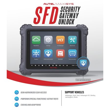 Сервис AUTEL VAG SFD с лицензией на один год (только по подписке)