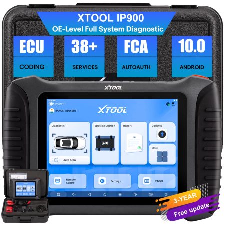Общесистемная диагностика XTOOL InPlus IP900 OE - Level поддерживает протоколы DOIP / CANFD и FCA AutoAuth