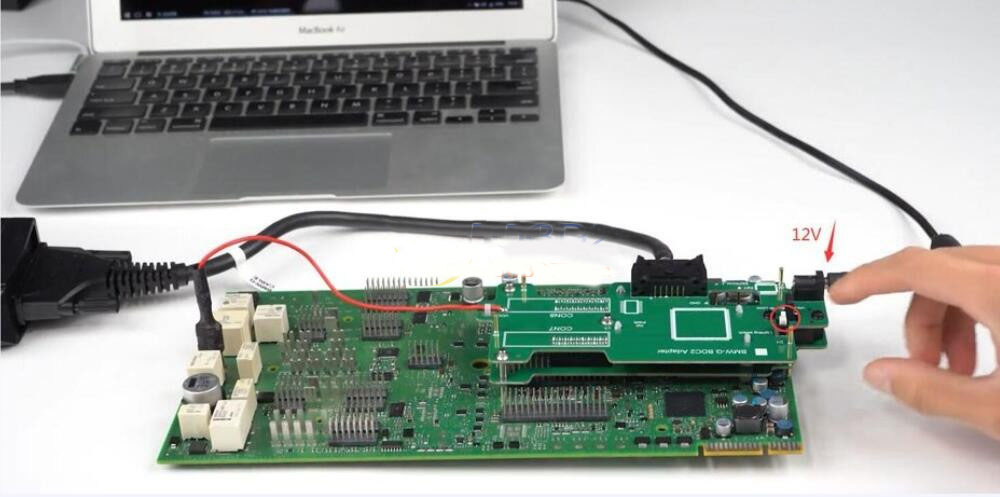 how to connect xhorse bdc2 adapter and vvdi2