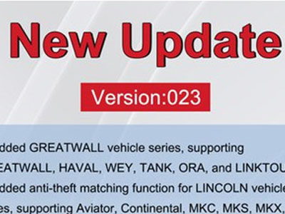 CGDI A2 Update V023: Added GREATWALL Vehicle Series