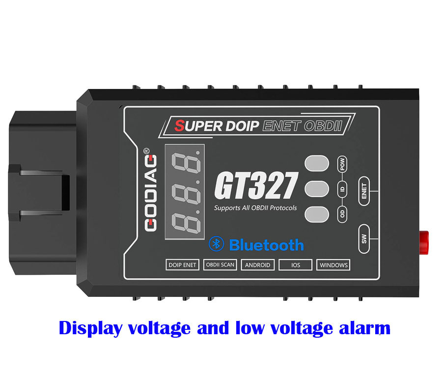 Godiag GT327 Spannungsanzeigefunktion