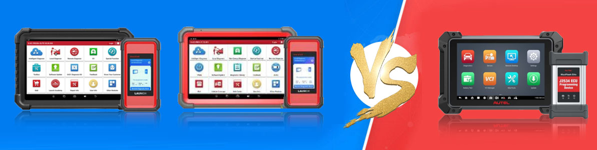 Launch X-431 PRO3 V+ Elite VS Autel MK908Pro II