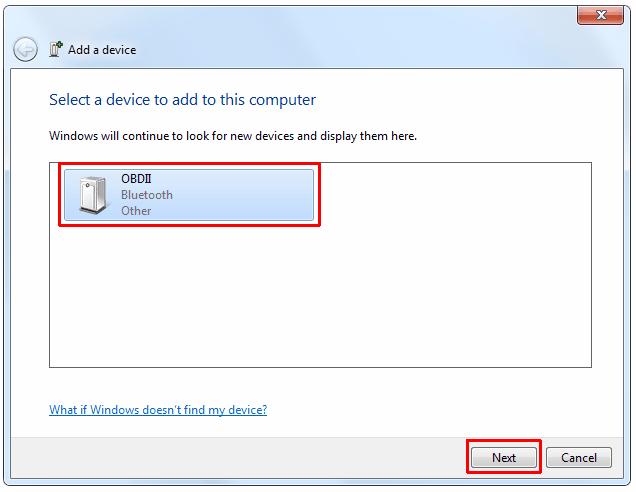 Список обнаруживаемых устройств Bluetooth OBD2