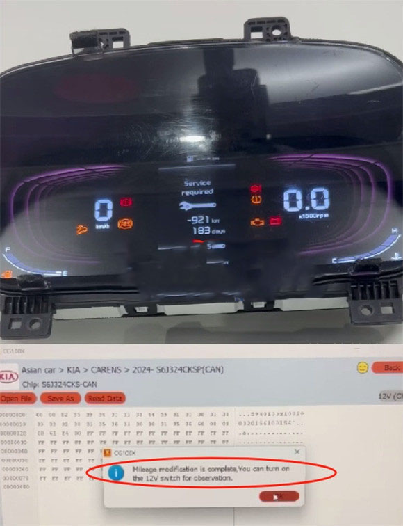 cgdi-cg100x-correct-2024-kia-carens-mileage-9