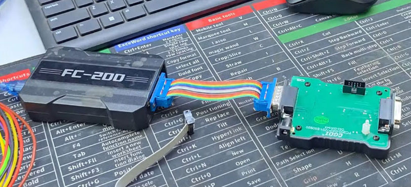 CG FC200 DAP adapter connection using extension cable