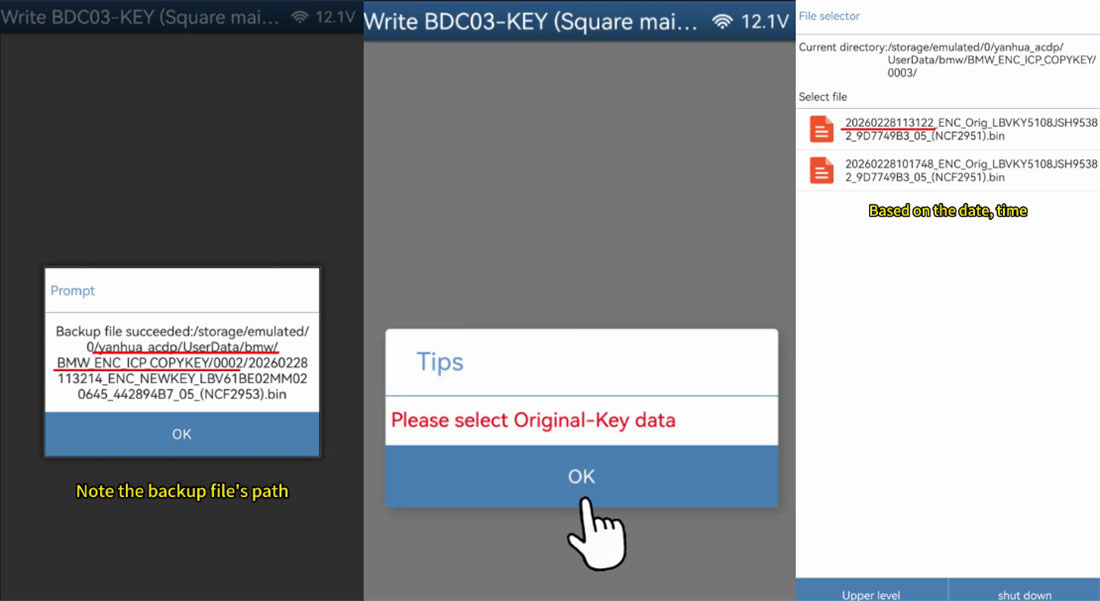 Verification read after writing